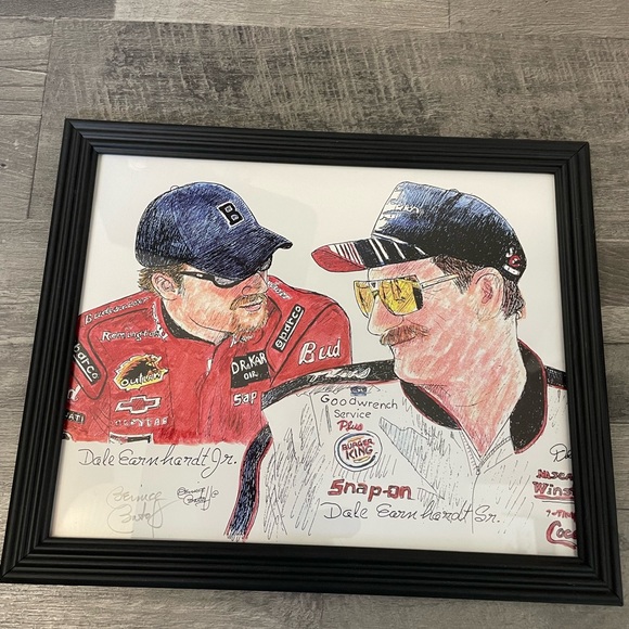 NASCAR Print Set of 6 for your Man Cave, Den or Bar  ! - Picture 2 of 8